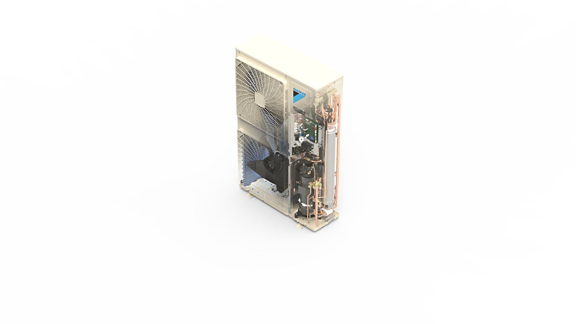 3D Model of an Air Conditioner Set Against a White Background, Enterprise Air That's Cool in Svensson Heights, QLD