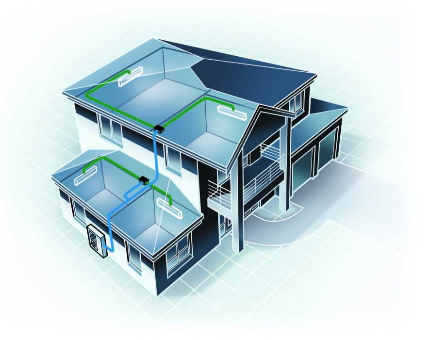 An Aerial View of a House With a Lot of Windows, Enterprise Air That's Cool in Svensson Heights, QLD